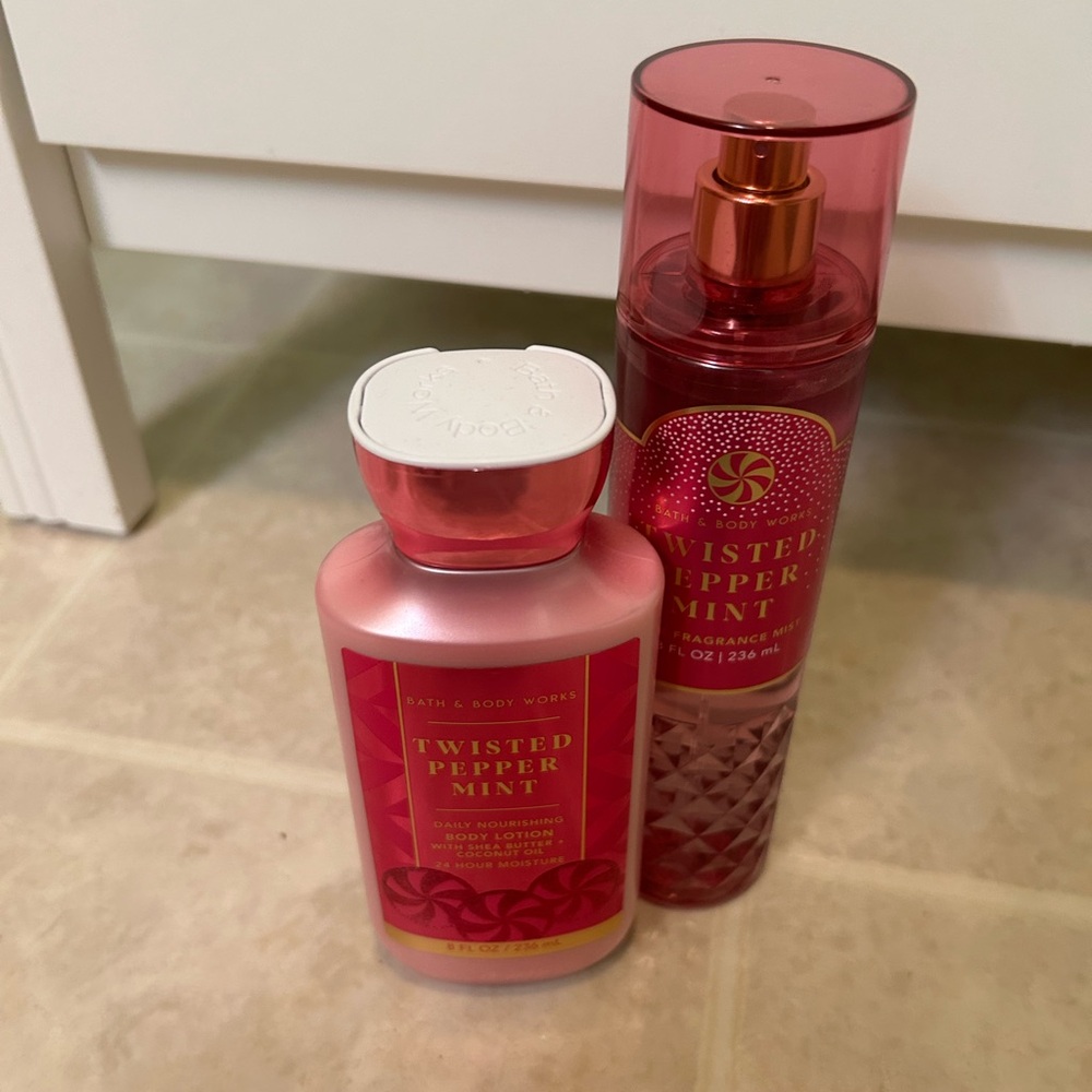 Bath & Body Works Twisted Peppermint Set